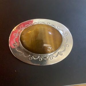 H.Wood VTG pin/pendant sterling silver